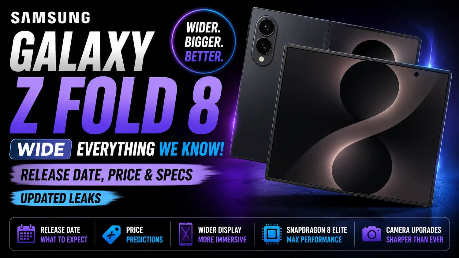 Samsung Galaxy Z Fold 8 Wide: Release Date, Price & Specs (Updated Leaks)