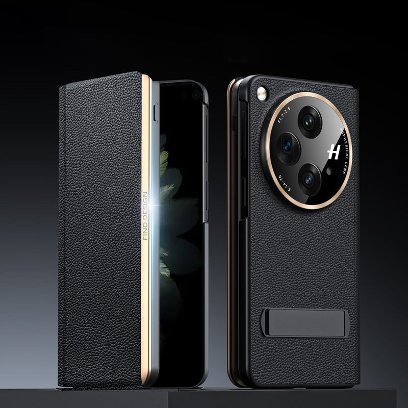 LuxFold Premium Leather Flip Case for OnePlus Open