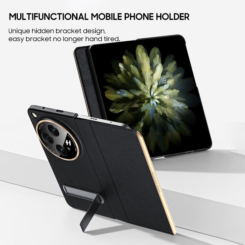 LuxFold Premium Leather Flip Case for OnePlus Open