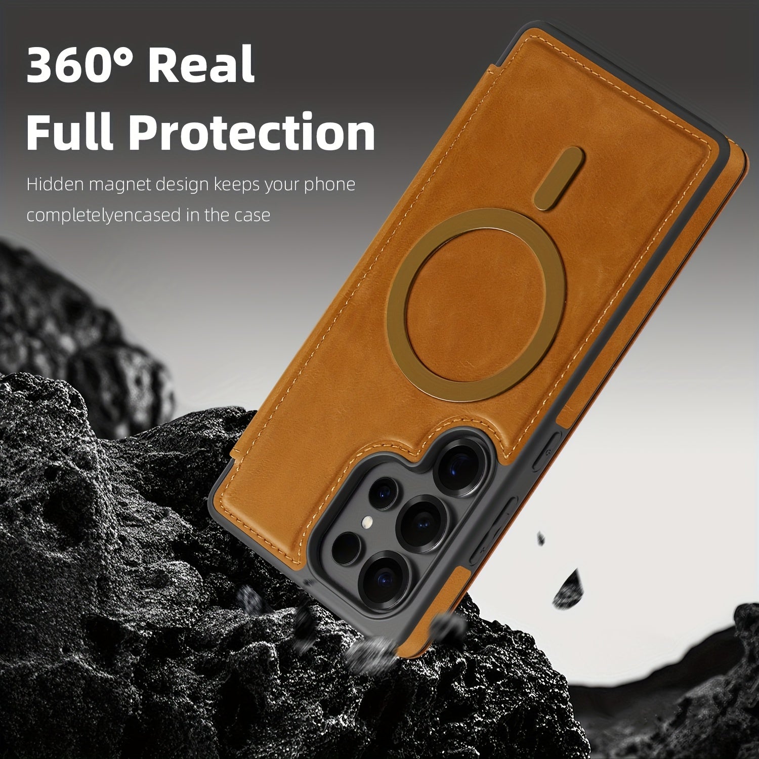 MagFlip Pro – Business Leather Wallet Case