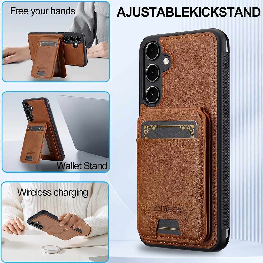2-in-1 Magnetic Detachable Wallet Case for Samsung Galaxy Series