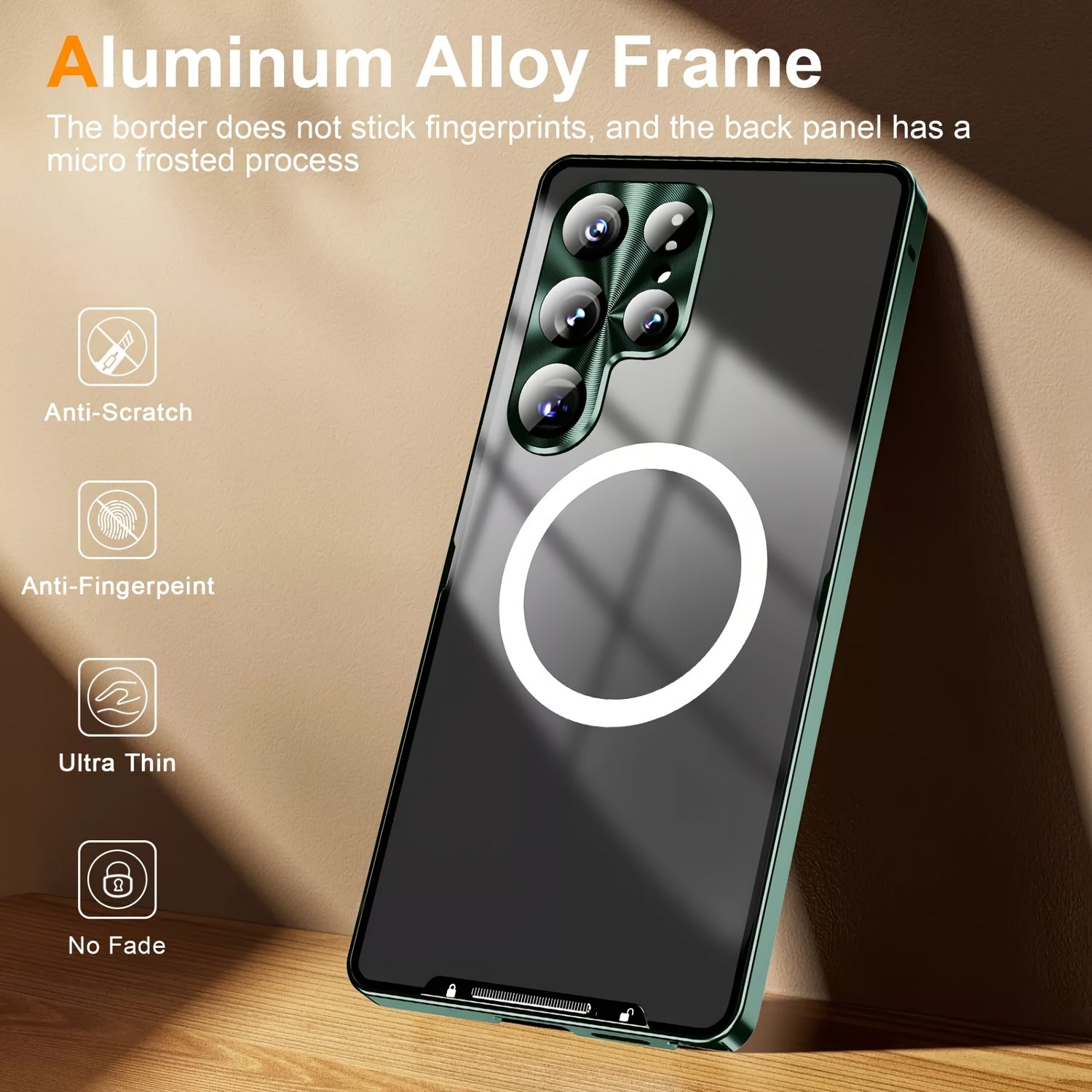 LuxeFrame Magsafe Matte Case for Samsung Galaxy S Series