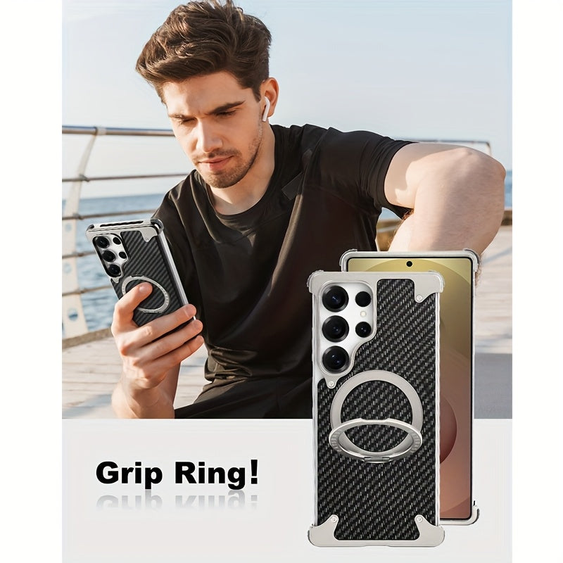 Sleek & Slim Magnetic Stand Case for Samsung Galaxy S25 Ultra