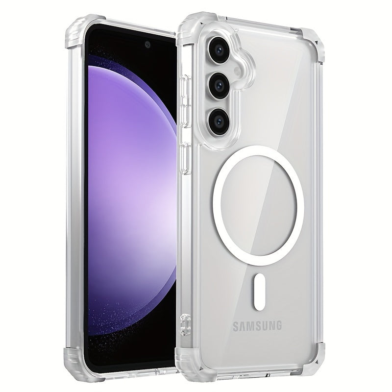 CrystalShield Transparent Magsafe Case for Samsung Galaxy S25 Series