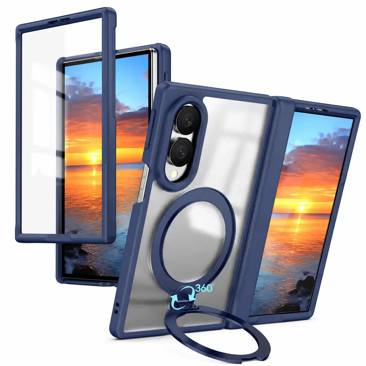 360° Ring Armor MagSafe Case for Samsung Galaxy Z Fold 8