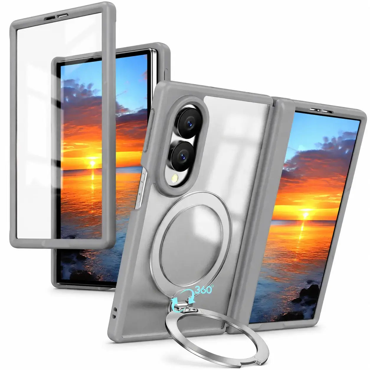 360° Ring Armor MagSafe Case for Samsung Galaxy Z Fold 8