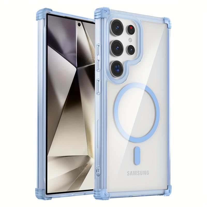 CrystalShield Transparent Magsafe Case for Samsung Galaxy S25 Series