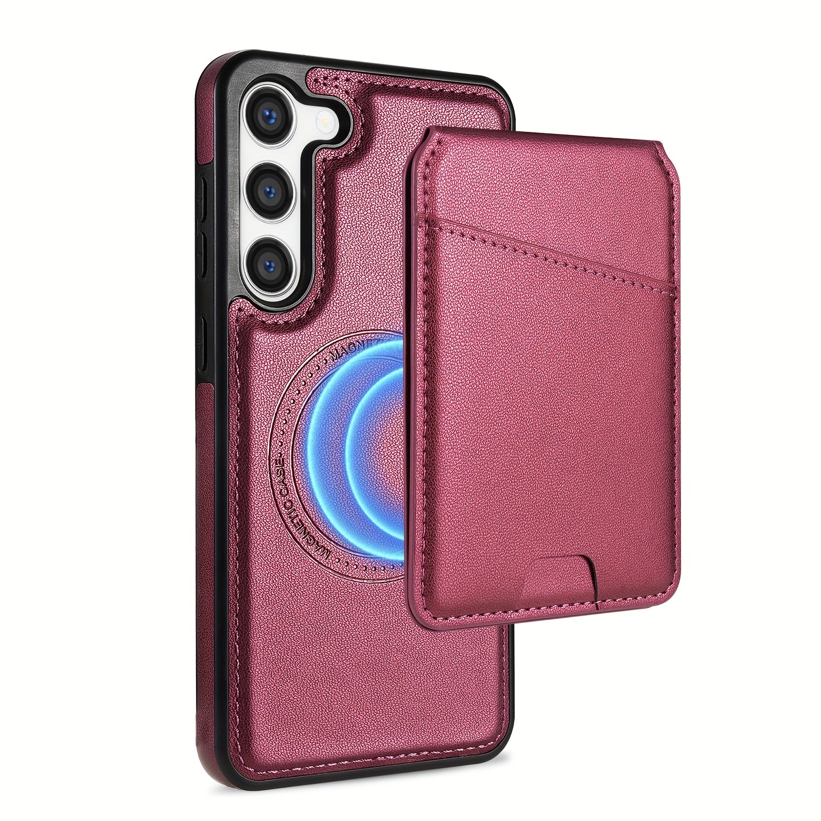 2-in-1 Magnetic Wallet Case with RFID Protection for Samsung Galaxy S Series