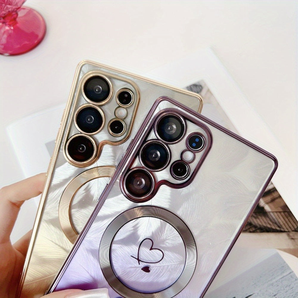 CharmLeaf Spark – Glitter Bracelet Case with Magnetic Closure for Galaxy S Series
