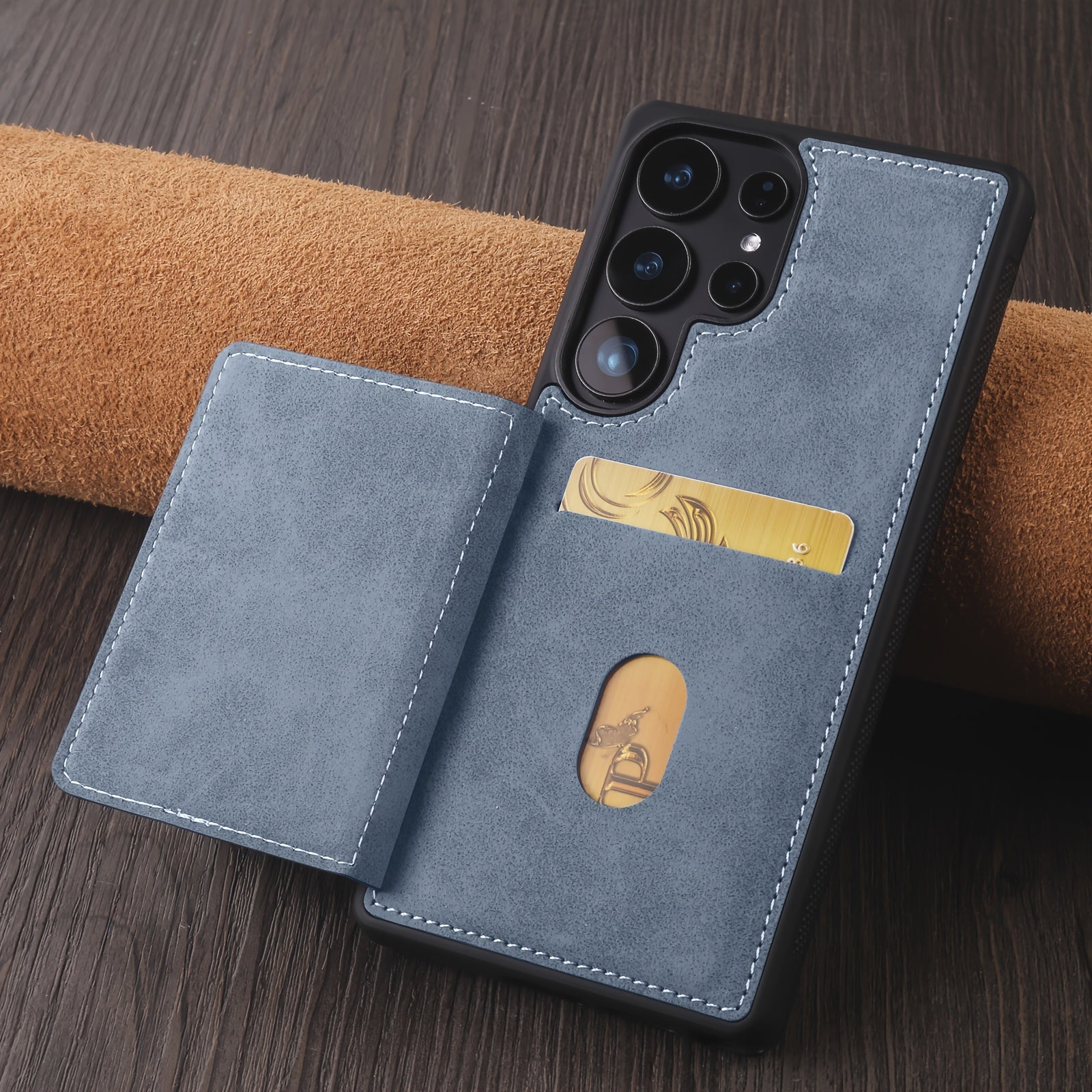 SecureFold Pro – RFID Blocking Leather Wallet Case for Galaxy S Series