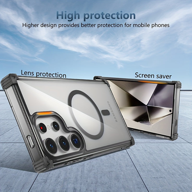 CrystalShield Transparent Magsafe Case for Samsung Galaxy S25 Series