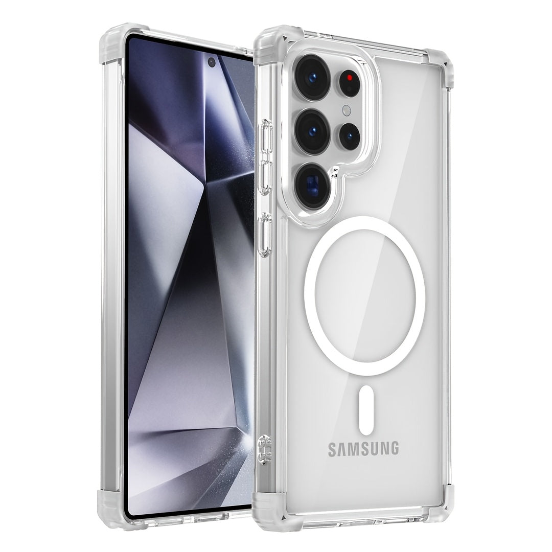 CrystalShield Transparent Magsafe Case for Samsung Galaxy S25 Series