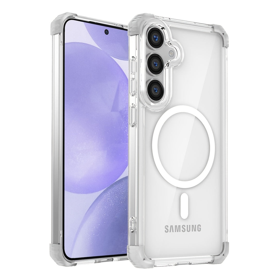 CrystalShield Transparent Magsafe Case for Samsung Galaxy S25 Series