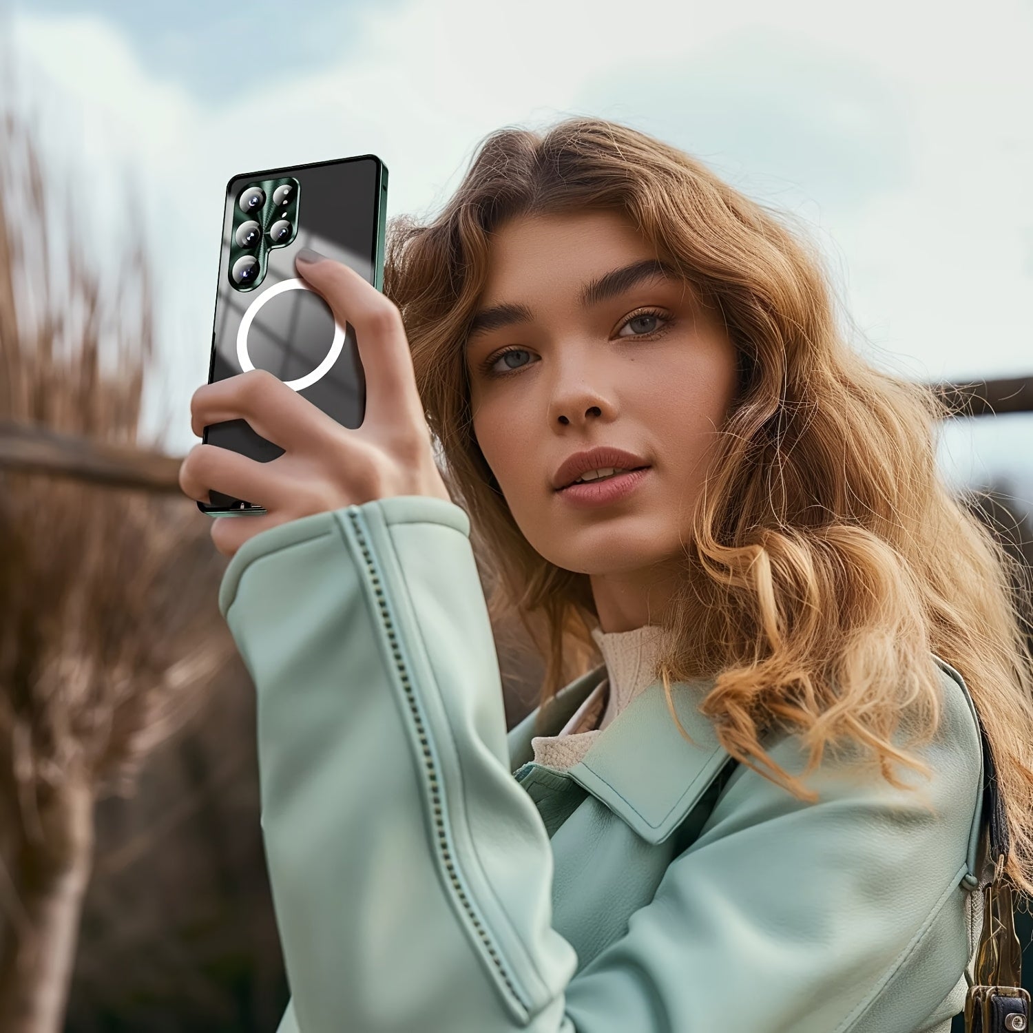 LuxeFrame Magsafe Matte Case for Samsung Galaxy S Series