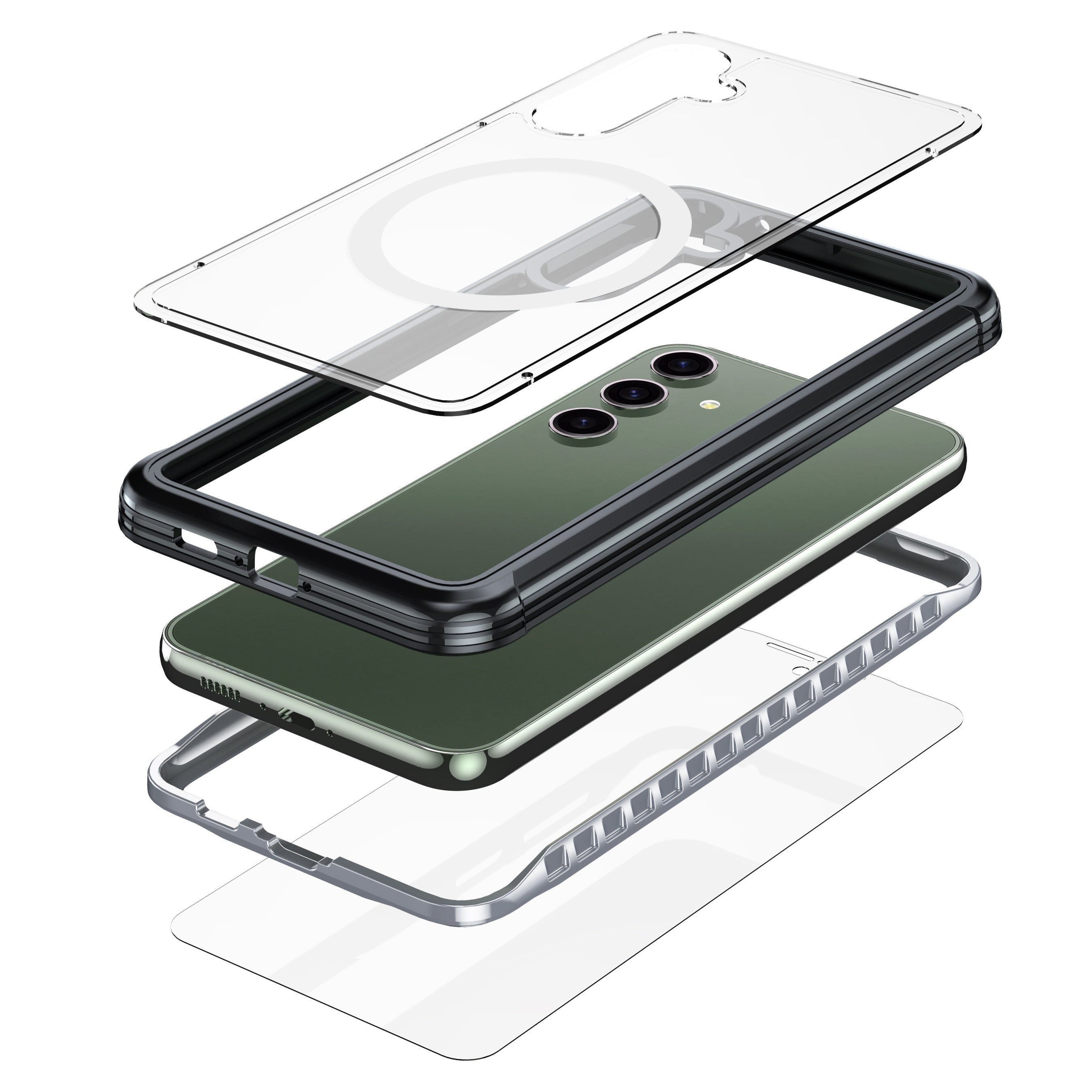 Samsung Galaxy S25 Transparent Durable MagSafe Case