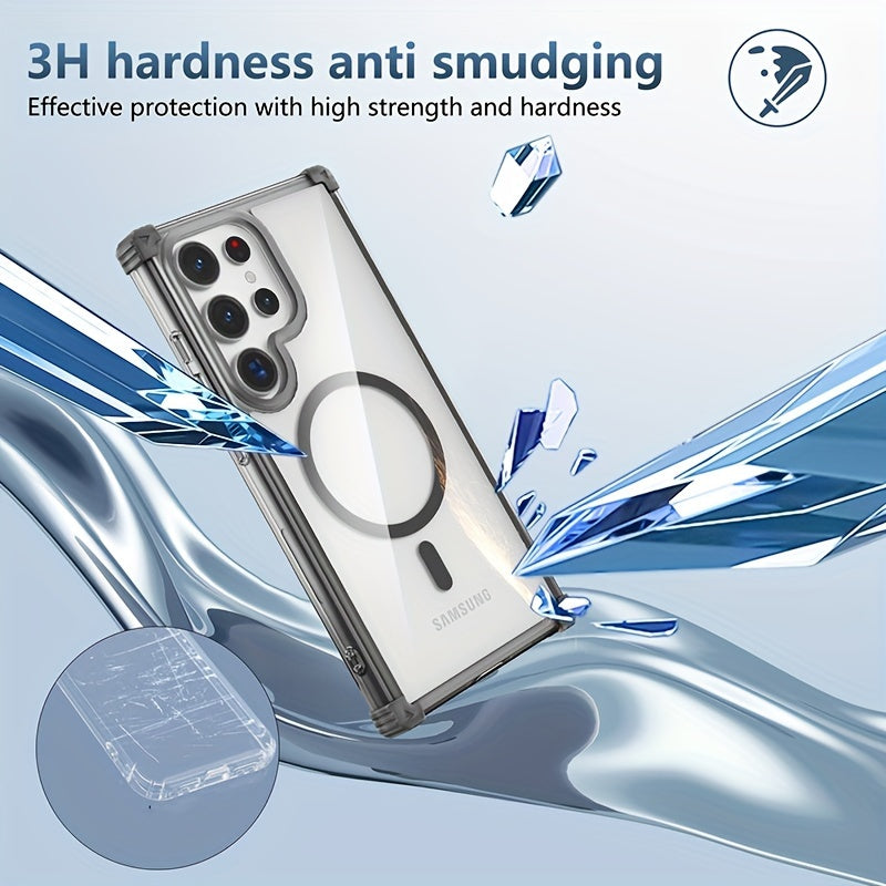 CrystalShield Transparent Magsafe Case for Samsung Galaxy S25 Series