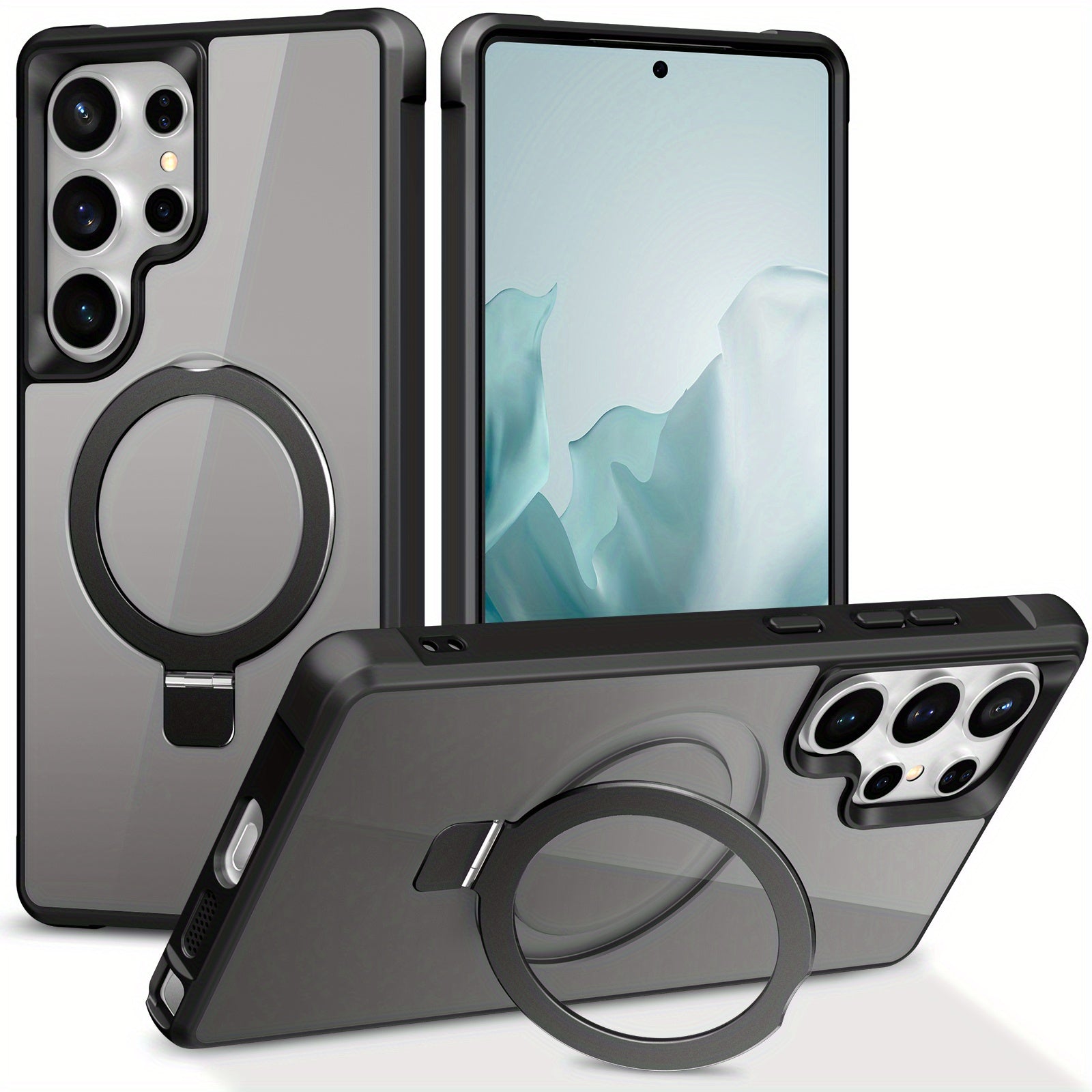 MagGuard Slim – MagSafe-Compatible Shockproof Stand Case for Galaxy S25/S24 Series