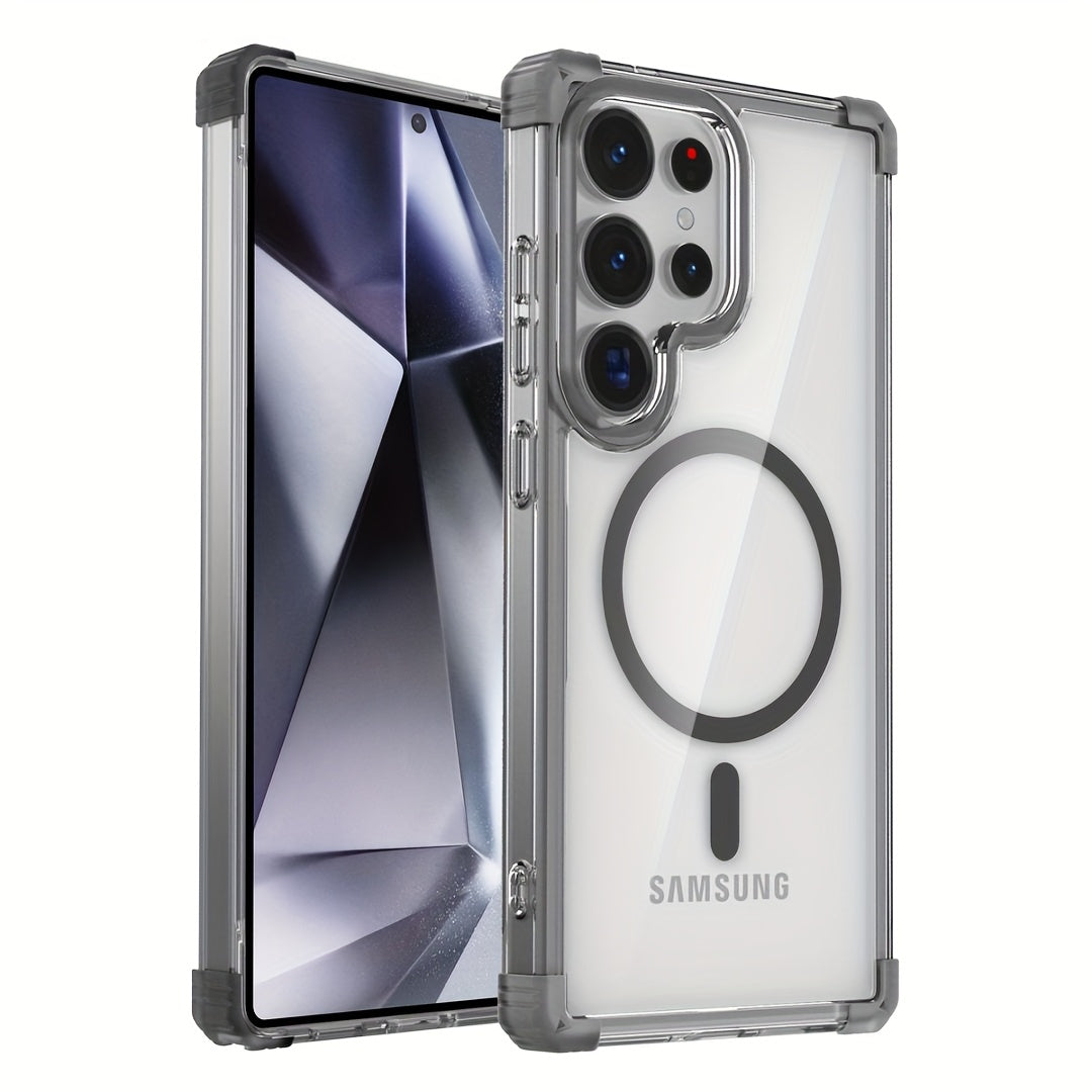 CrystalShield Transparent Magsafe Case for Samsung Galaxy S25 Series