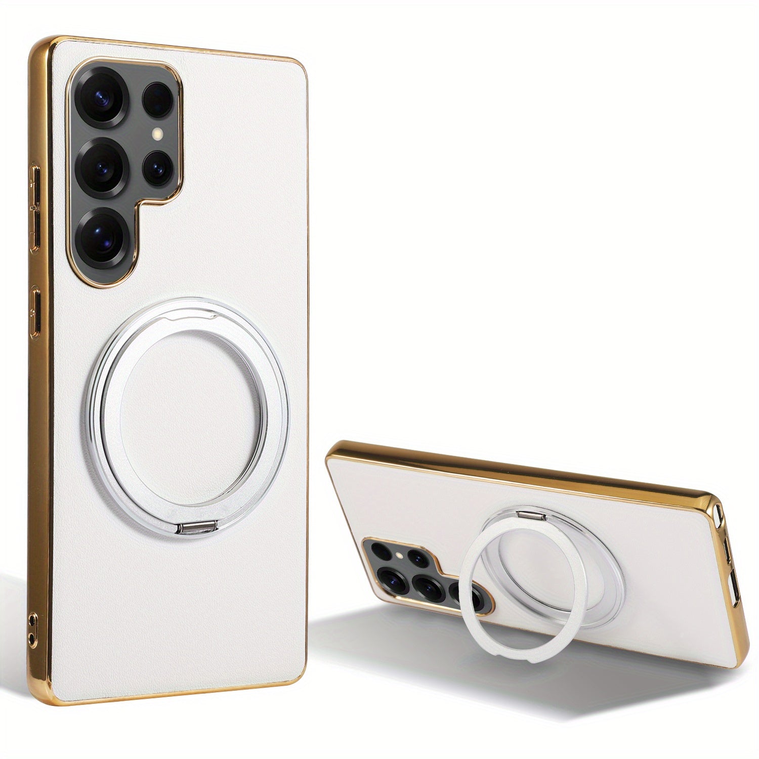 Minimalist Magnetic Case with 360° Stand for Samsung Galaxy S Series
