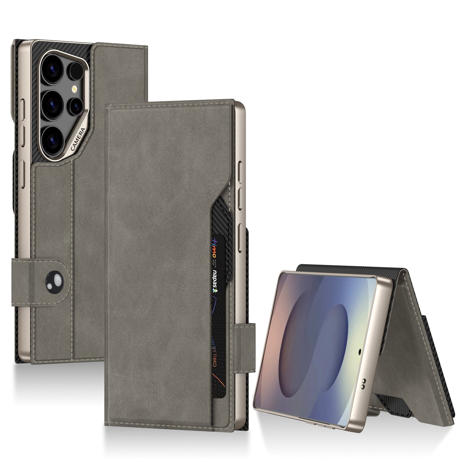 Leather Shockproof Phone Case For Samsung Galaxy S25 Ultra