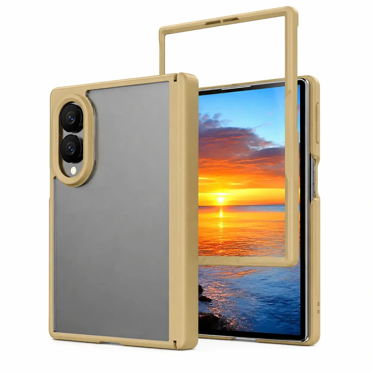 Slim Transparent ArmorGuard Full Cover Case for Samsung Galaxy Z Fold 8
