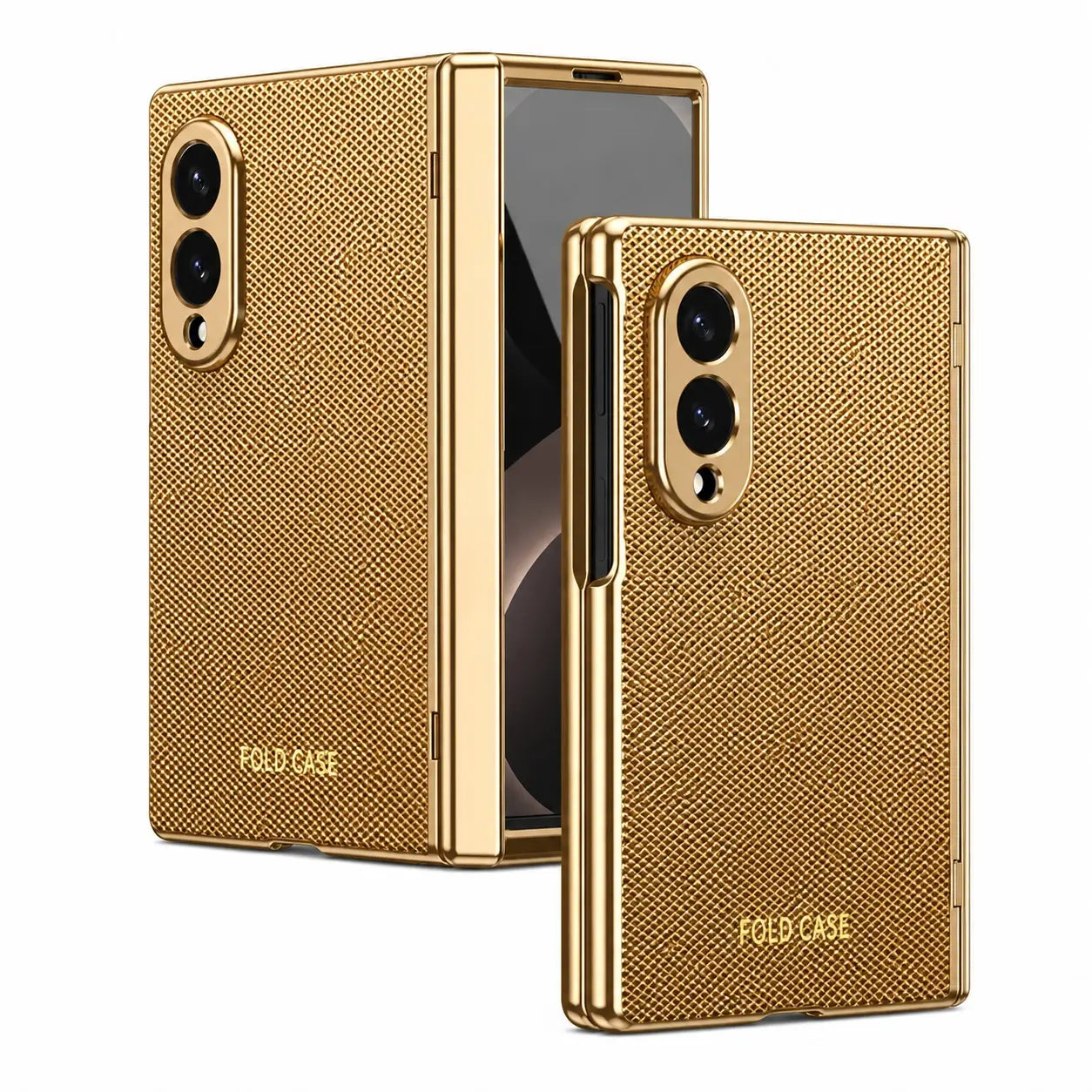 Luxury Leather Armor Case with Hinge & Screen Protection for Samsung Galaxy Z Fold 8