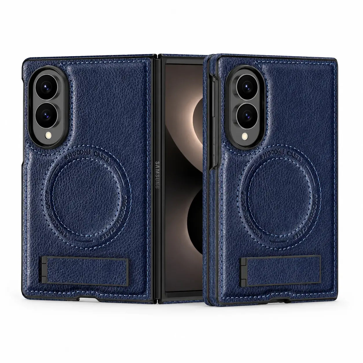Magsafe Leather Kickstand Case For Galaxy Z Fold 8