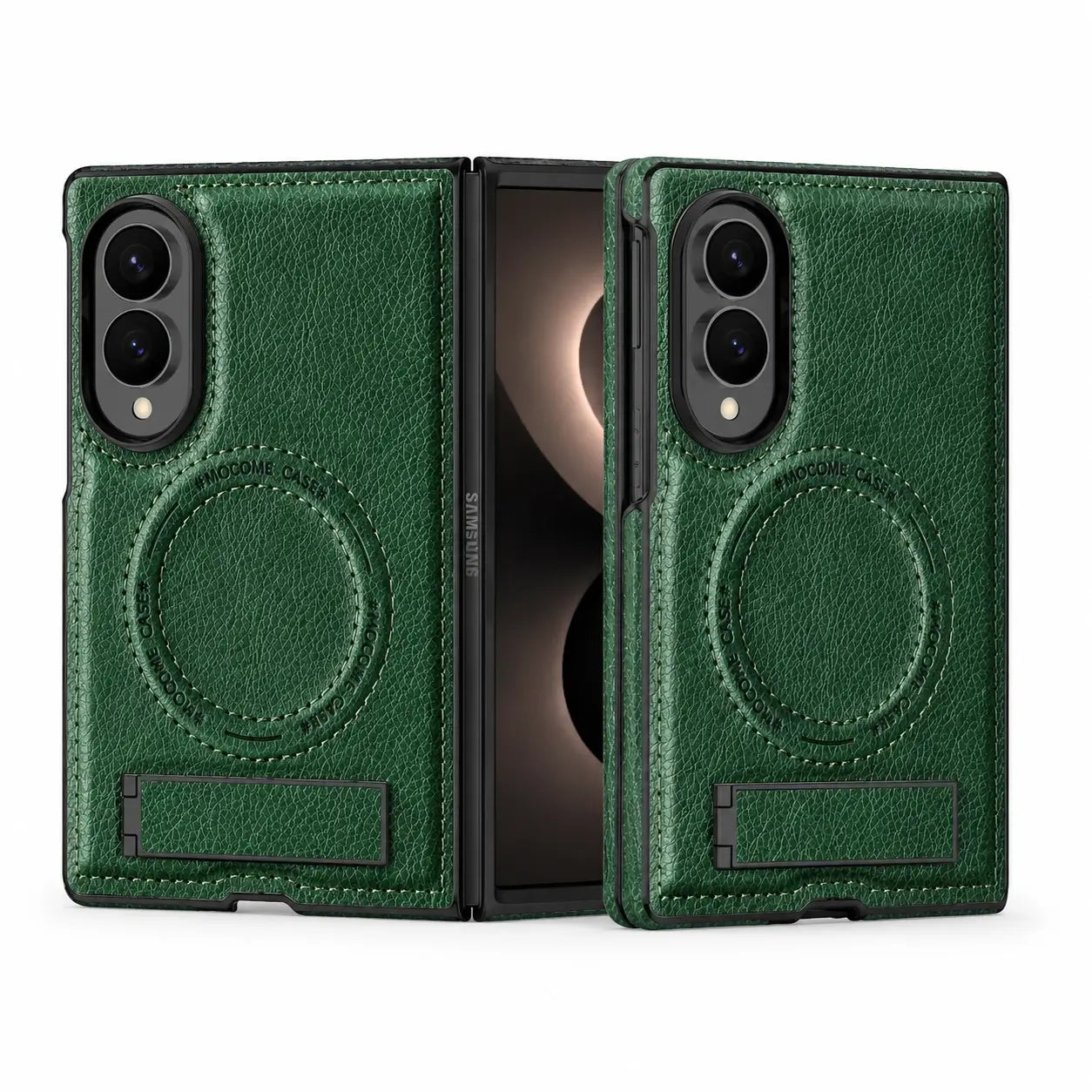 Magsafe Leather Kickstand Case For Galaxy Z Fold 8