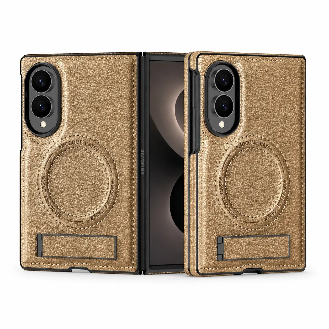 Magsafe Leather Kickstand Case For Galaxy Z Fold 8