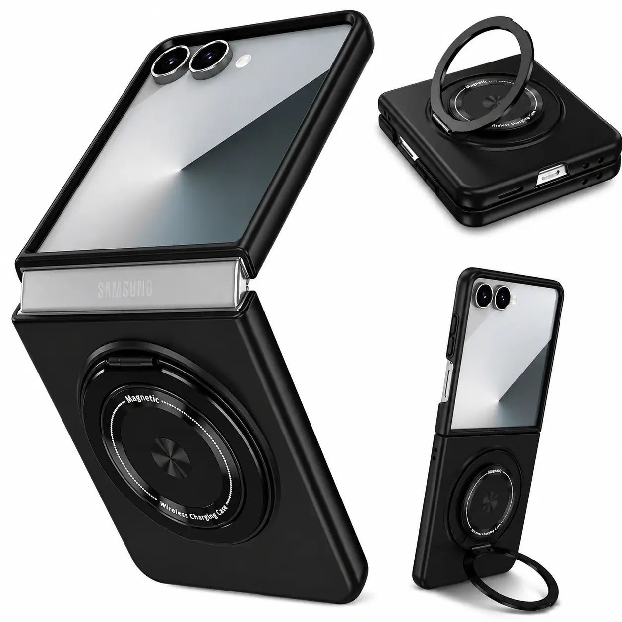 Samsung Galaxy Z Flip 8 MagSafe Magnetic Ring Armor Case