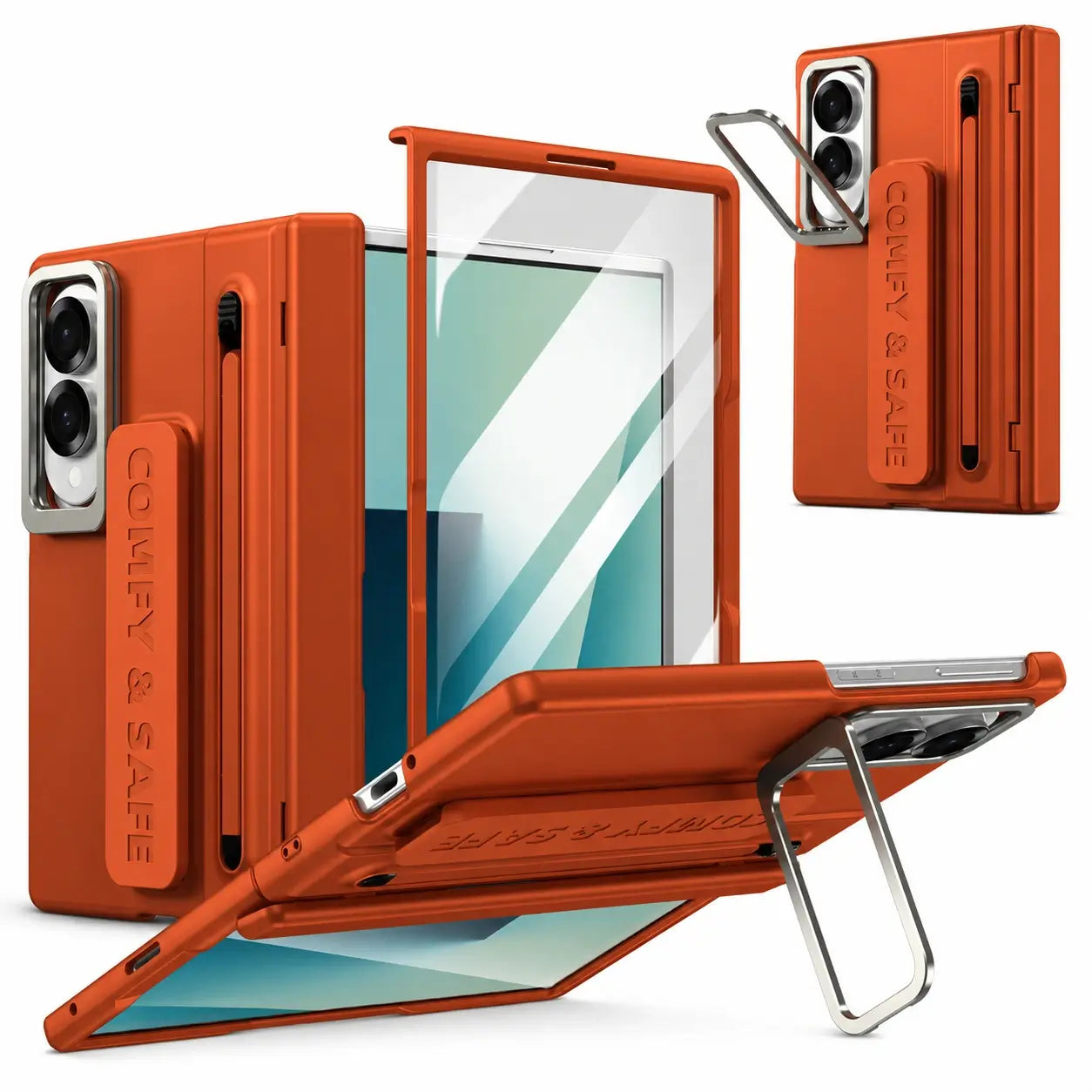 Wristband Multi-Angle Stand Case with S Pen Holder for Samsung Galaxy Z Fold 8