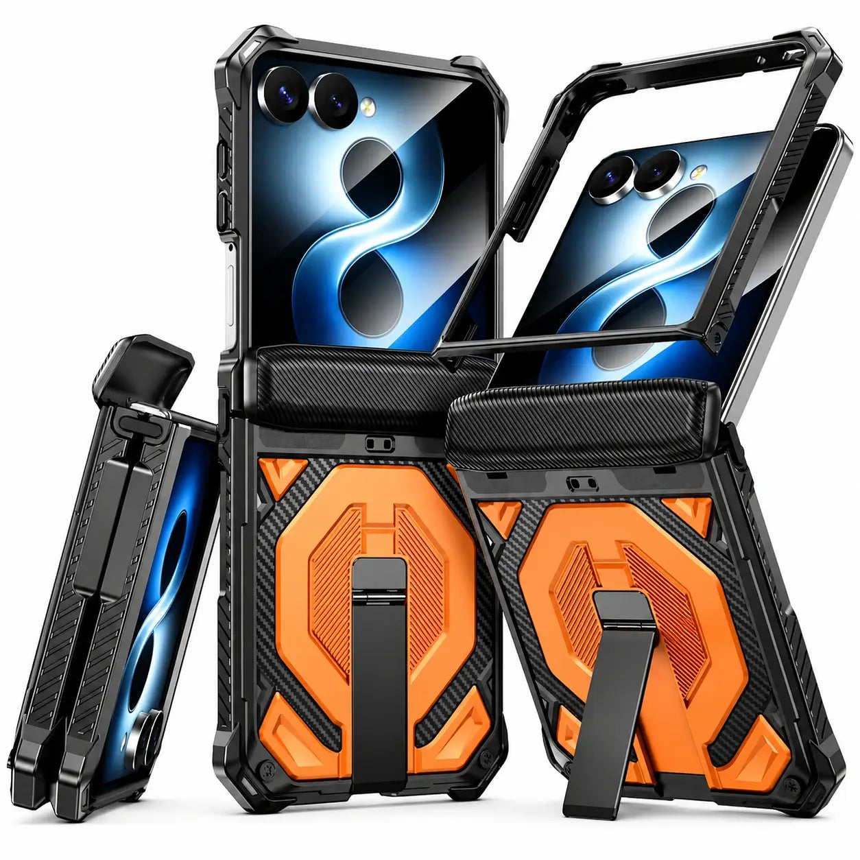 Samsung Galaxy Z Flip 8 Rugged Magsafe Kickstand Case