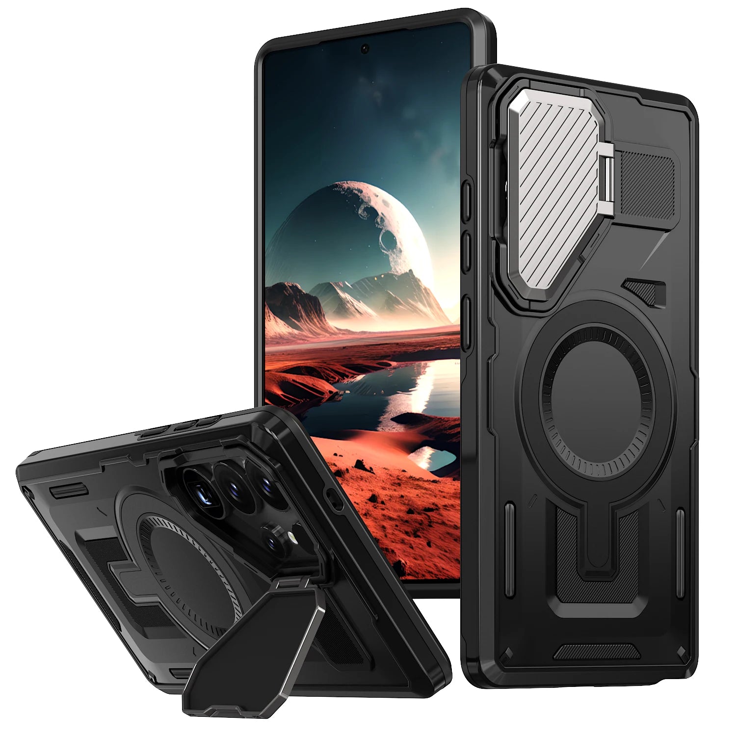 Samsung Galaxy S26 Ultra MagSafe Case – Rotatable Stand Holder Cover