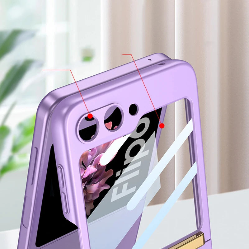 Stylish Wristband Hard Case for Samsung Galaxy Z Flip 6