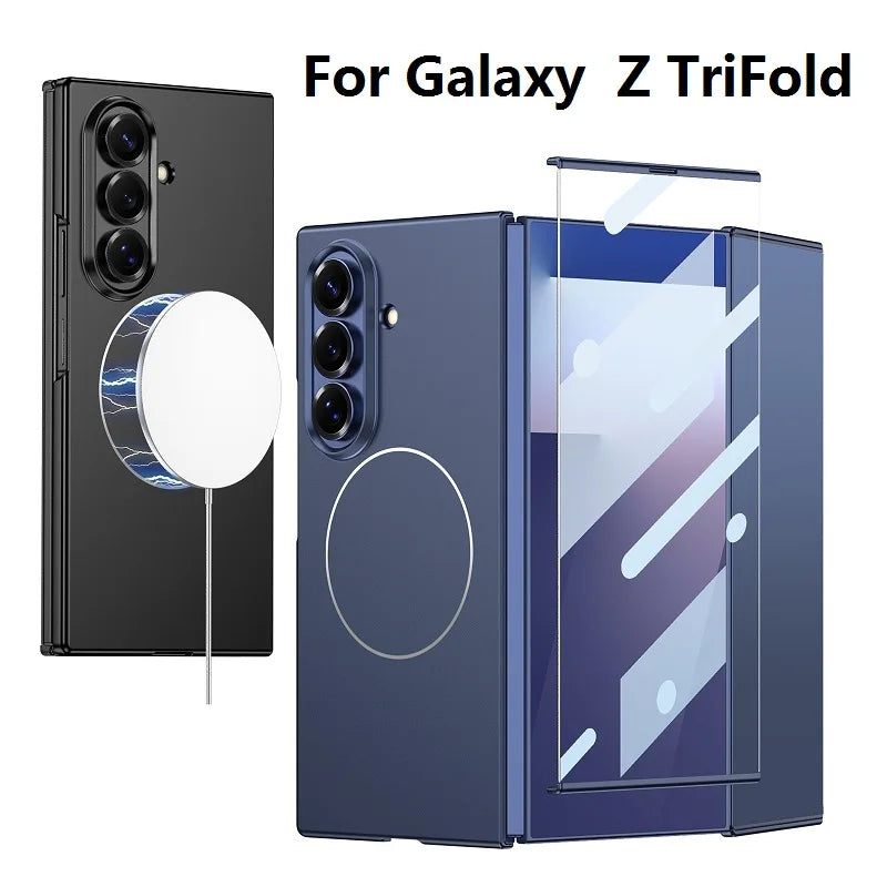 Samsung Galaxy Z TriFold MagSafe Matte Case – PC Frame & Glass Cover