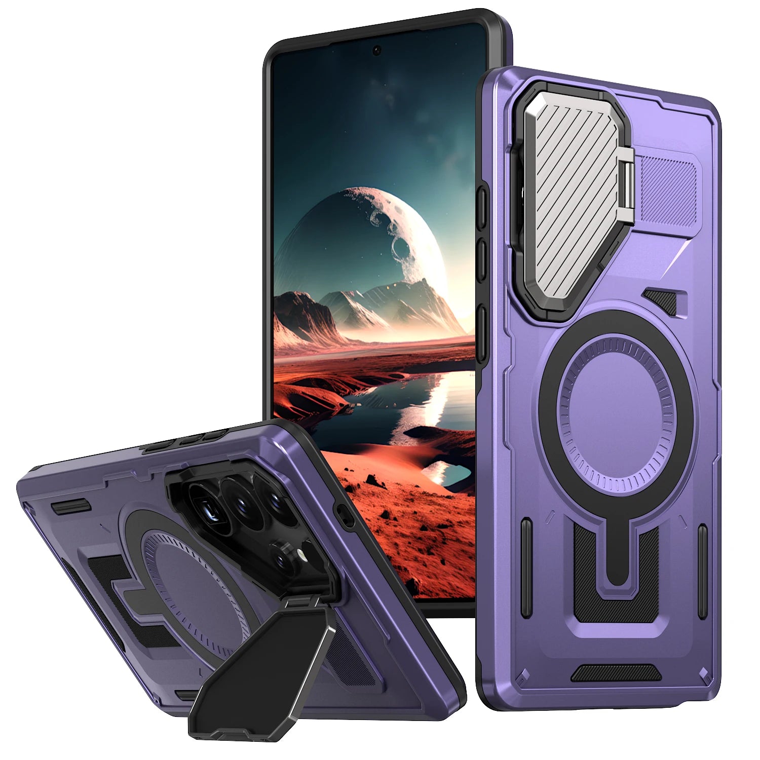 Samsung Galaxy S26 Ultra MagSafe Case – Rotatable Stand Holder Cover