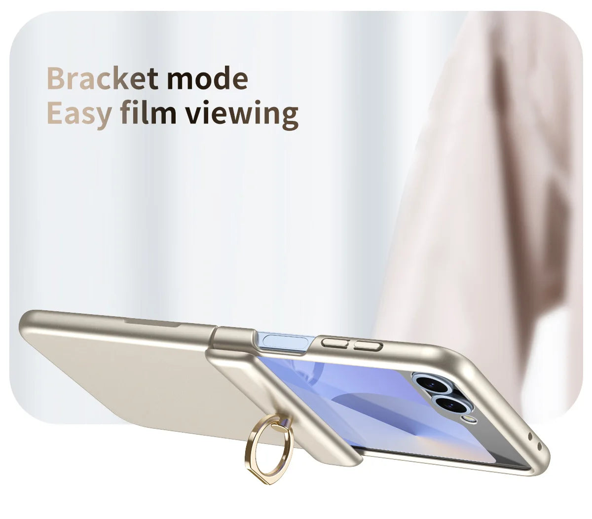 Samsung Galaxy Z Flip 8 Slim Ring Stand Case