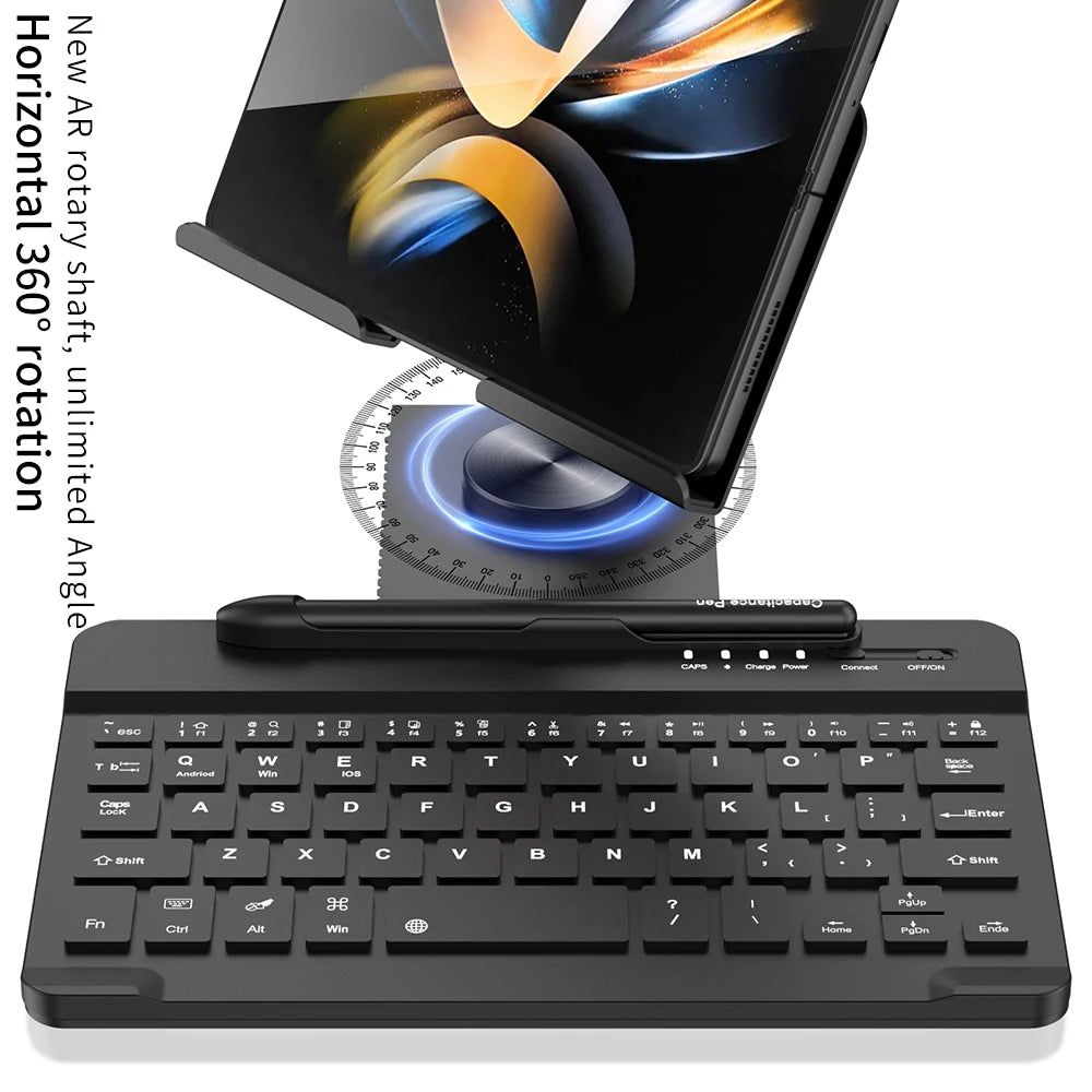 Samsung Galaxy Z TriFold and Z Fold Wireless Keyboard & Mouse Case Stand