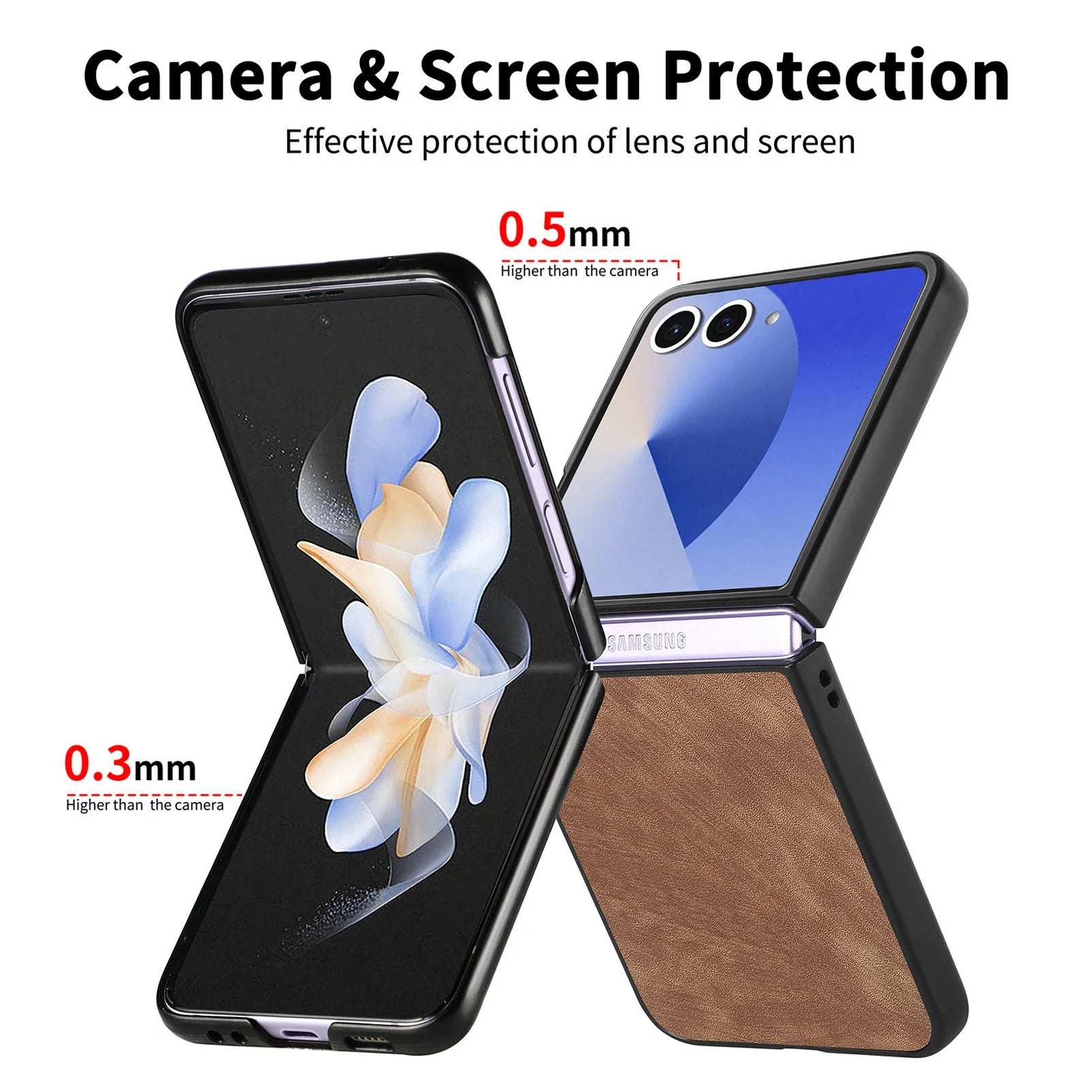 Samsung Galaxy Z Flip 8 Slim Leather Case