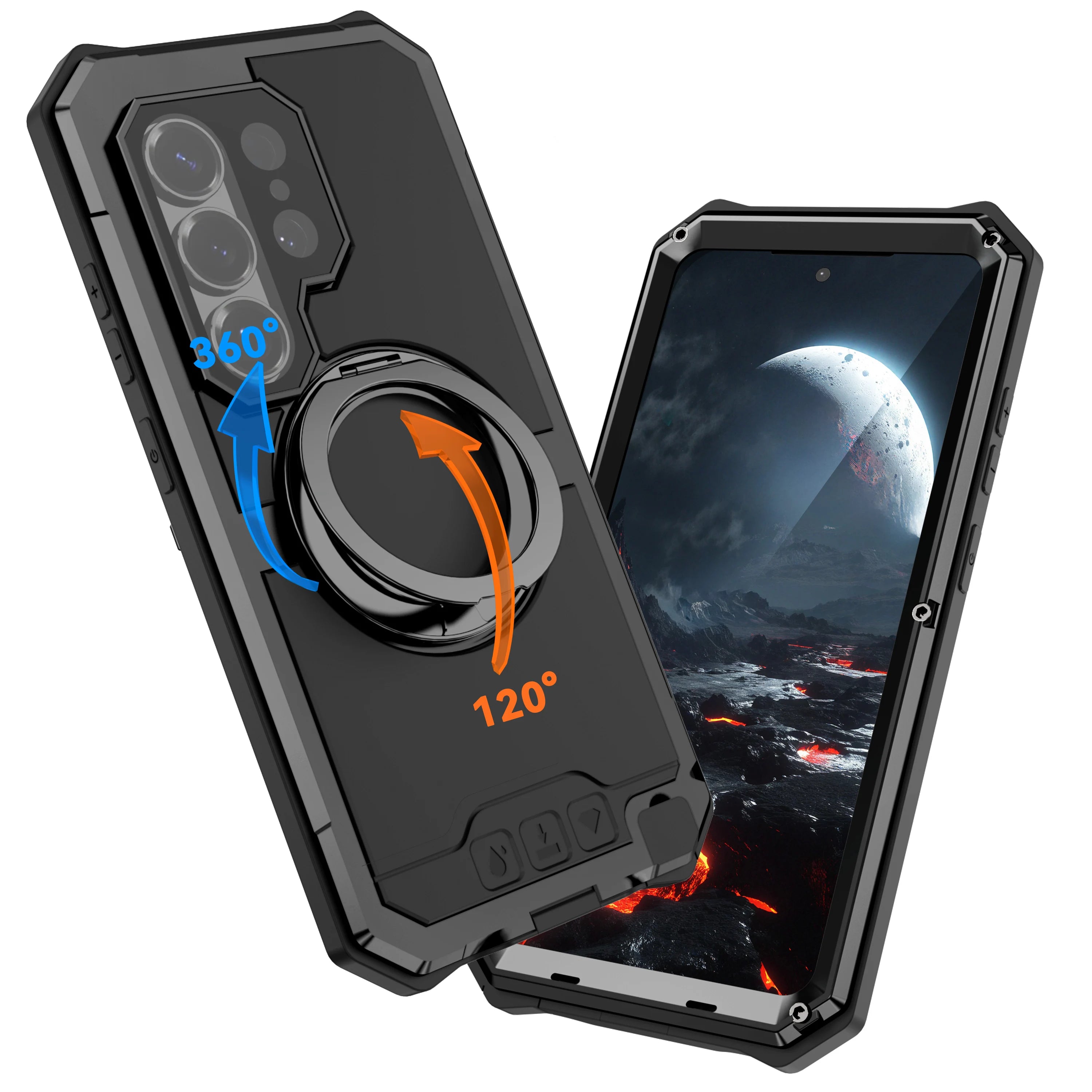 Samsung Galaxy S26 Ultra Metal Frame MagSafe Case – Aluminum Bracket Cover