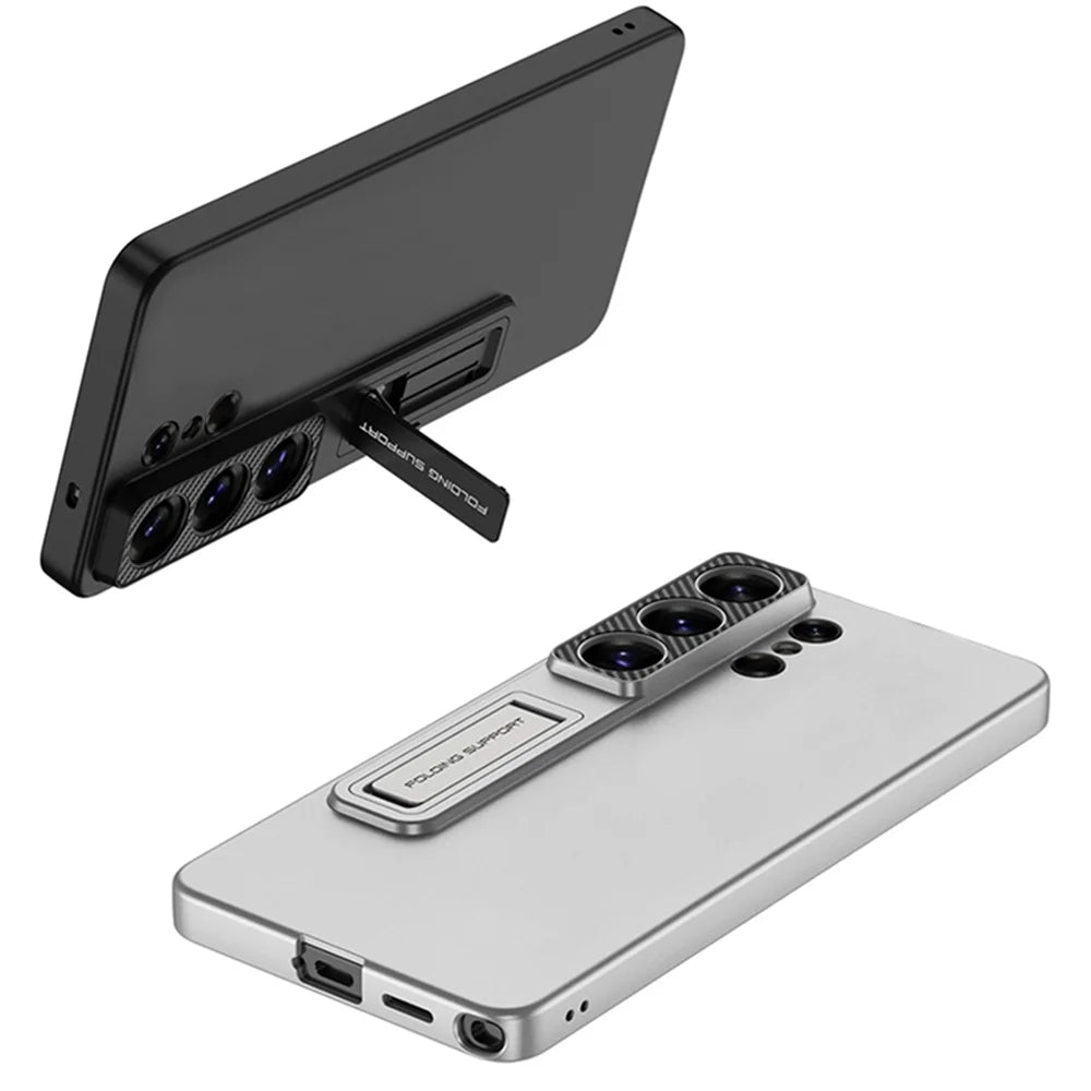 Samsung Galaxy S26 Ultra Metallic Case – Invisible Folding Stand - Odin case