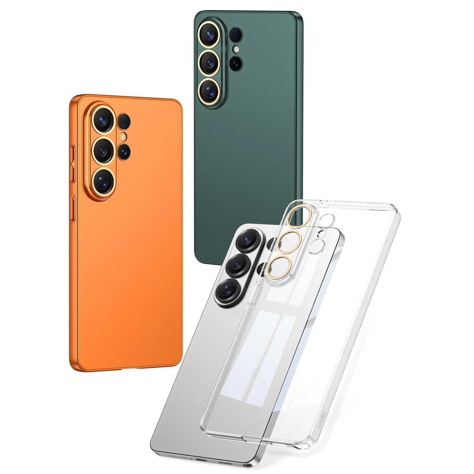 Samsung Galaxy S26 Ultra Soft Matte Silicone Case – Transparent Back Cover - Odin case