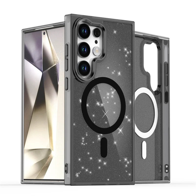 GlimmaLux – Sparkling Magnetic MagSafe Case for Galaxy S Series