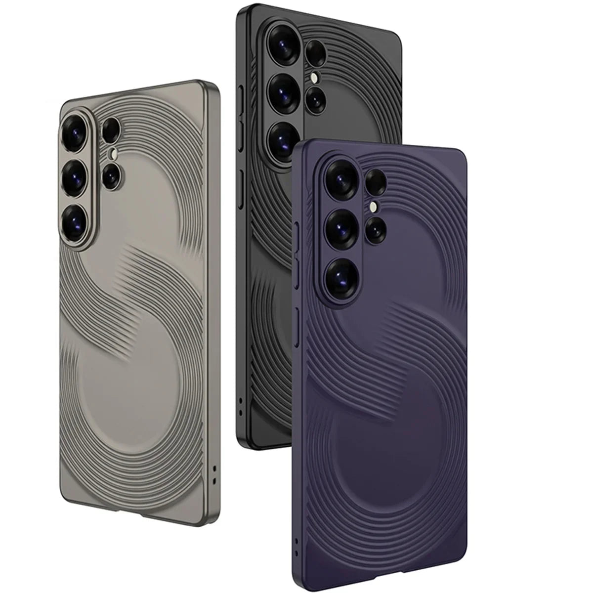 Samsung Galaxy S26 Ultra Fashion Armor Case – Matte Plastic Back Cover