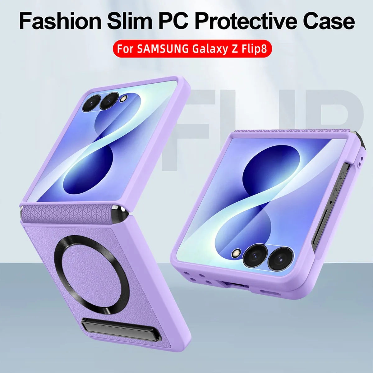 Samsung Galaxy Z Flip 8 MagSafe Stand Case with Screen Protection