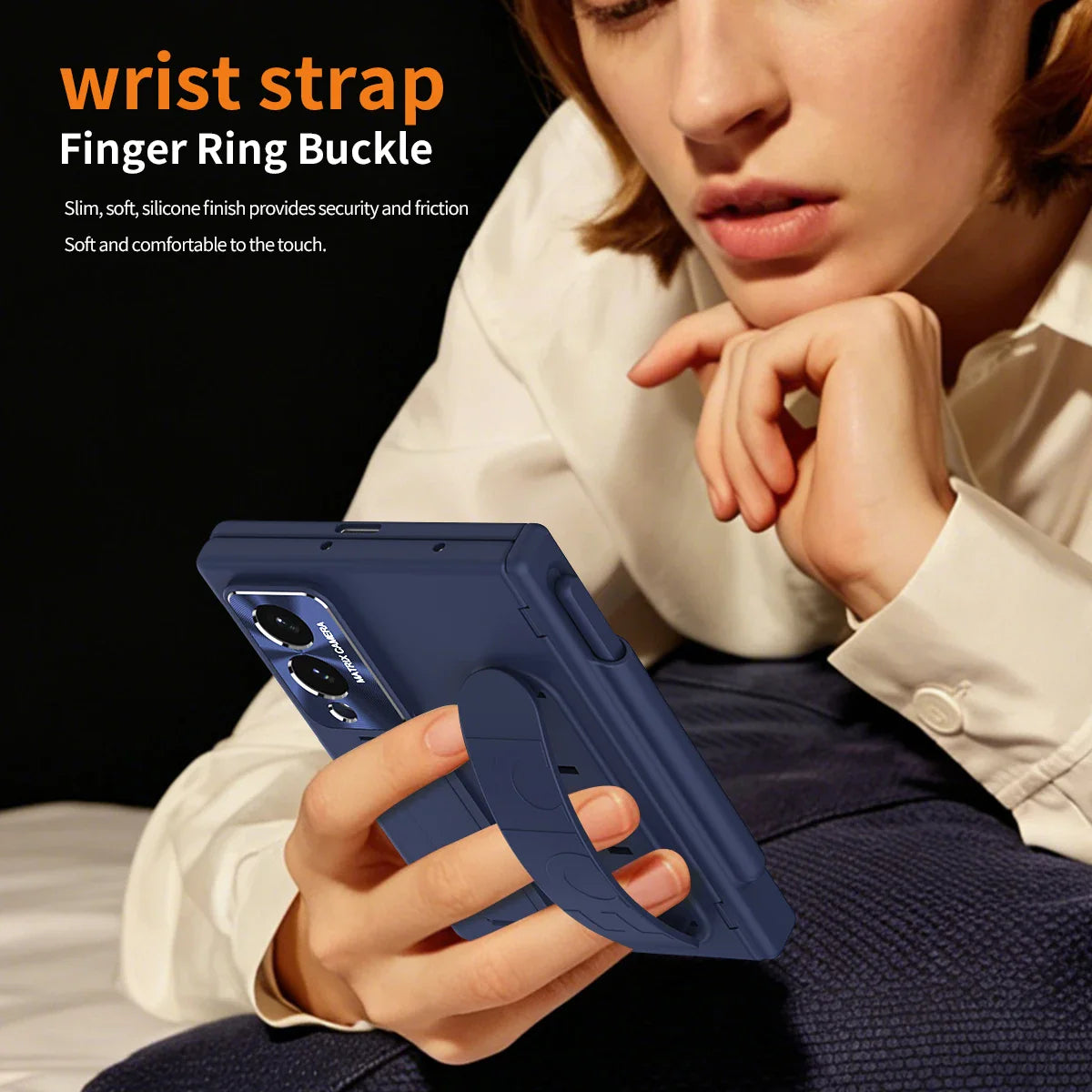 Wristband Kickstand Case with S Pen Holder for Samsung Galaxy Z Fold 8