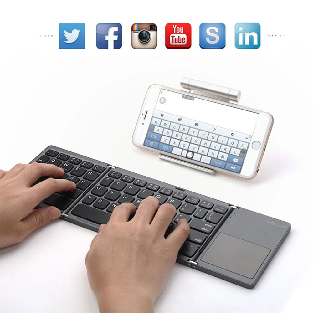Portable Folding Wireless Keyboard For Z Fold Series - Odin case