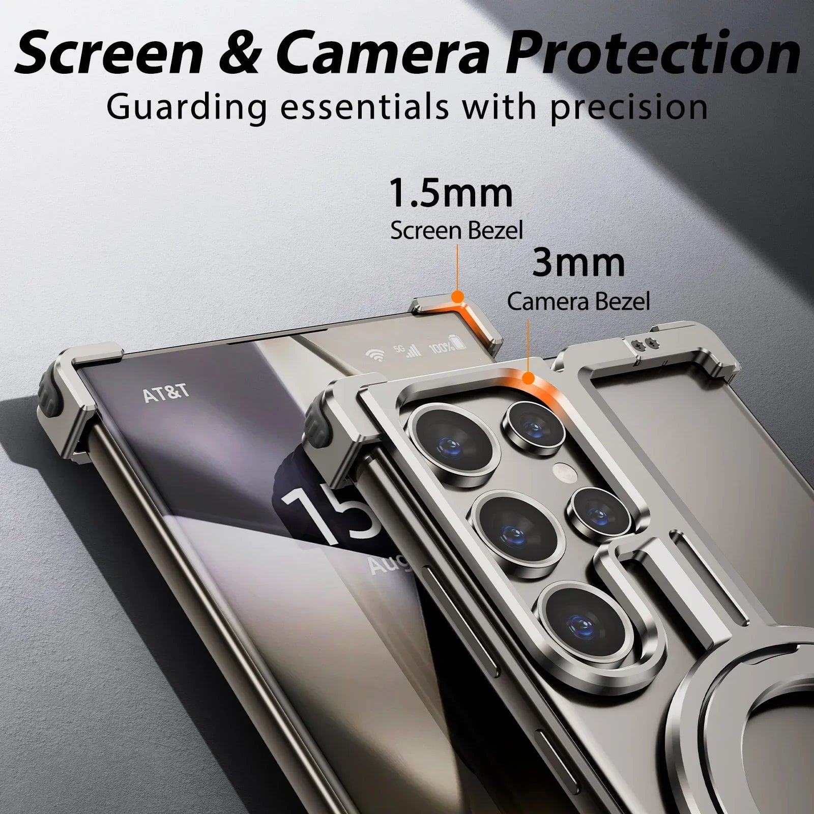 Metal Magsafe Phone Case for Samsung Galaxy S25 & S24 Series