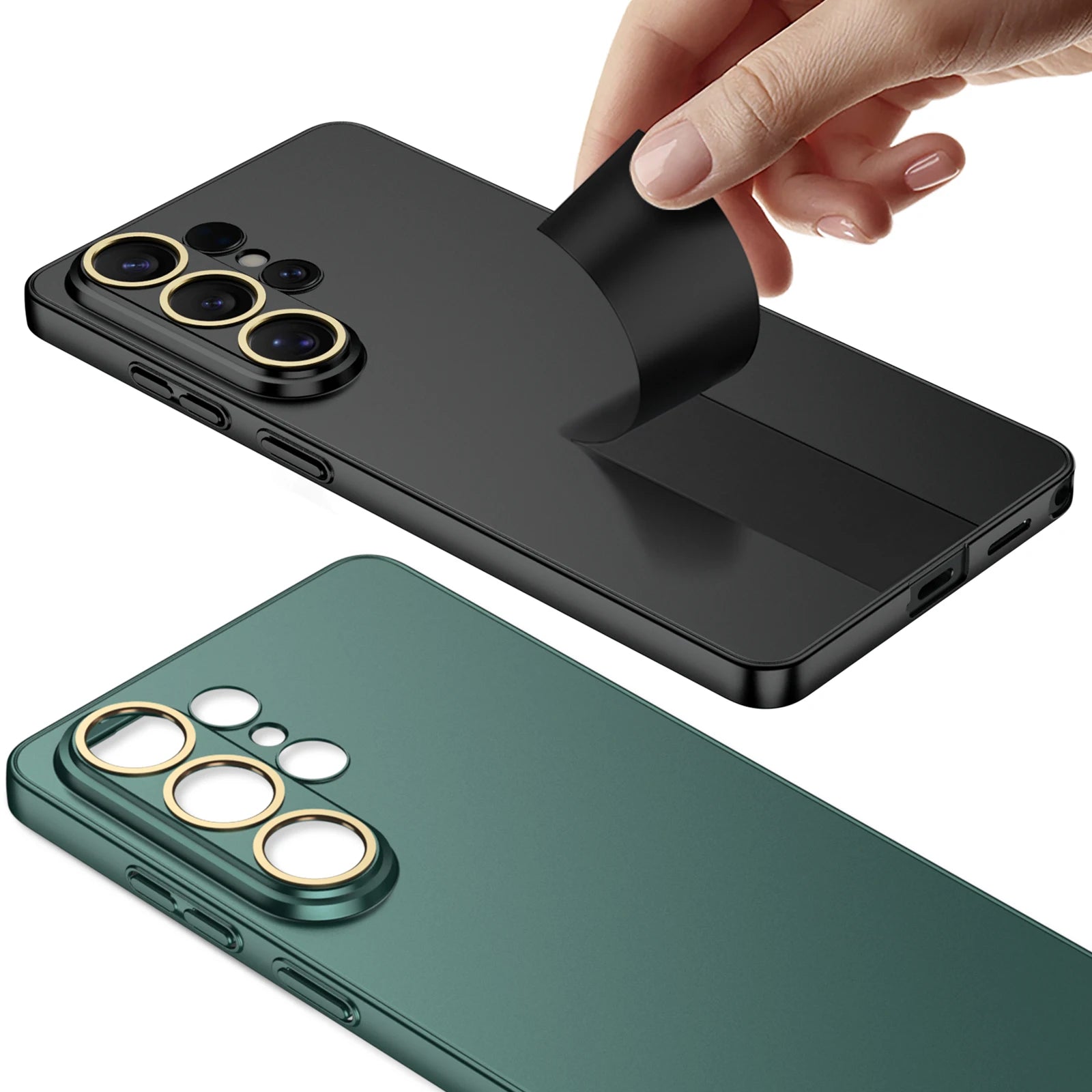 Samsung Galaxy S26 Ultra Soft Matte Silicone Case – Transparent Back Cover - Odin case