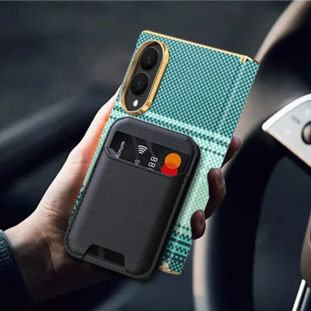 Samsung Galaxy Z Fold 8 Shockproof Carbon Fiber MagSafe Case